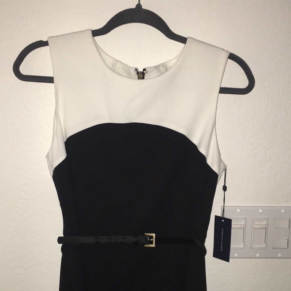 🎉3xHP🎉 Tommy Hilfiger Dress With Belt NWT - Picture 3 of 10